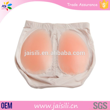 Women seamless silicone buttock pants padded pantie pads