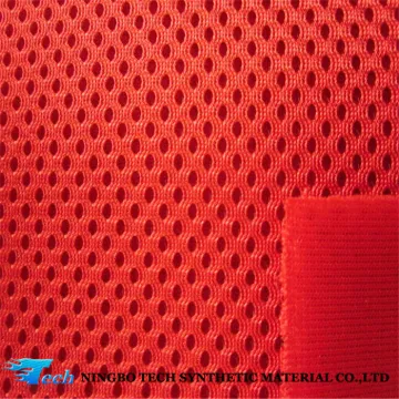 2014 Professional knitted African car seat cover fabric for sale, red color mesh fabric with high quality