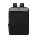 Custom Business Soft Pure Color atmungsaktiver schwarzer Rucksack