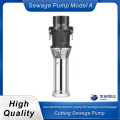Bomba de aguas residuales de corte de acero inoxidable