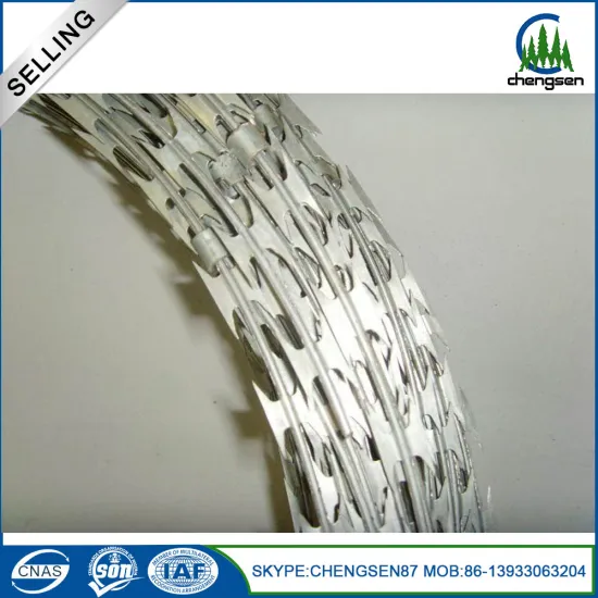 Boundary Using Hot Dipped Galvanized Razor Wire