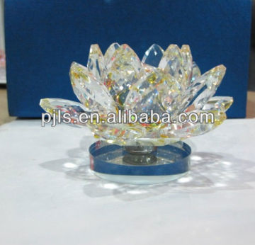 Christmas art and craft colored crystal lotus