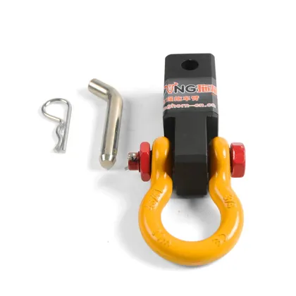 9000lbs Shackle Ball Mount Tow Ring Hitch Receiver