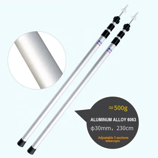 Aluminium Profile Tent Poles and Outdoor Tent Frame Accessories