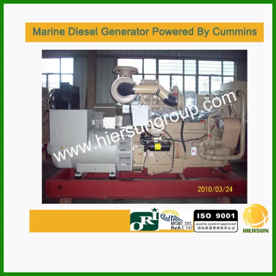 Powered by Cummins Marine diesel generators 500kw/625kva