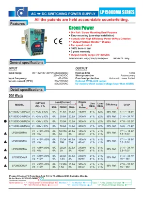 Reignpower Industrial DC Switching Power Supply