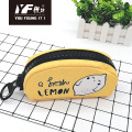 Custom cute cartoon cat PU pencil case