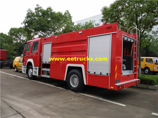 7000L SINOTRUK Fire Fighting Trucks