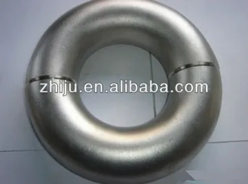 butt welding stainless steel lr 180 deg elbow