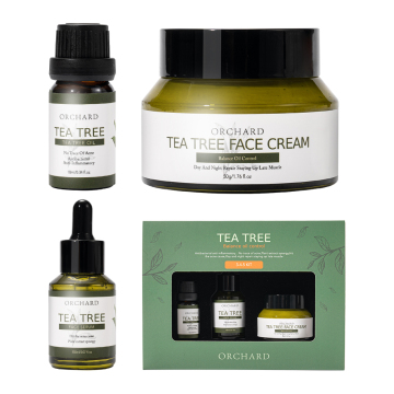 Natural Organic Vegan Private Label Skincare Acne Treatment Cream Set for Teens