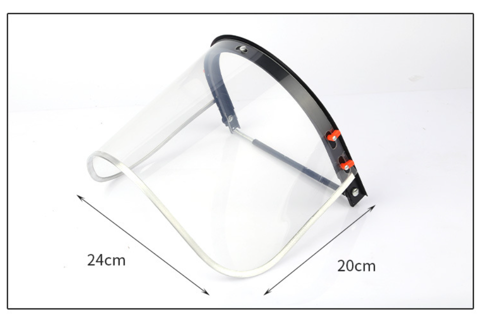 face shield with headgear