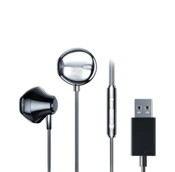 USB Headphones with Mic and Volume Control for Computer Gaming