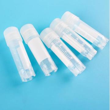 RNase dnase flacon cryogénique avec les couvercles 2 ml