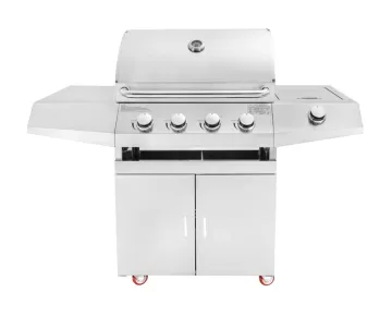 Mobile Free Standing BBQ Cart