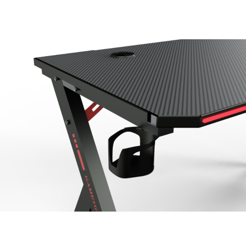 Ergonomic Gaming Desk Rgb Led Light E-Sports Computer