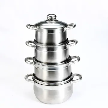 Wholesale Stock Pot Set Stainless Steel Pots Cooking Pots