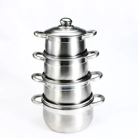 Wholesale Stock Pot Set Stainless Steel Pots Cooking Pots