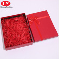 Handmade custom red packaging boxes bridesmaid gift box