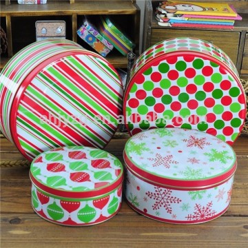 round promotion storaging tin set