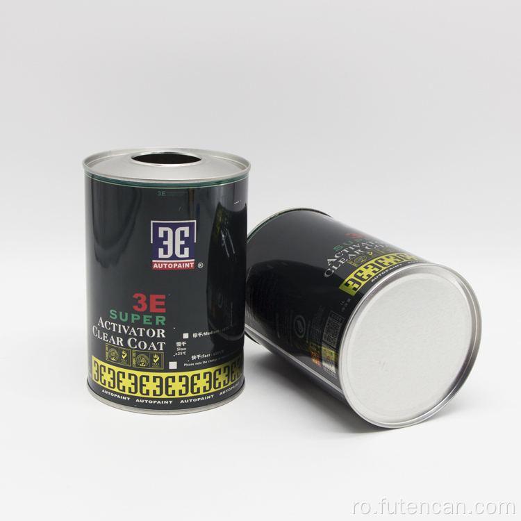 Cutie de ulei de motor goală, rotundă, personalizată, 1L