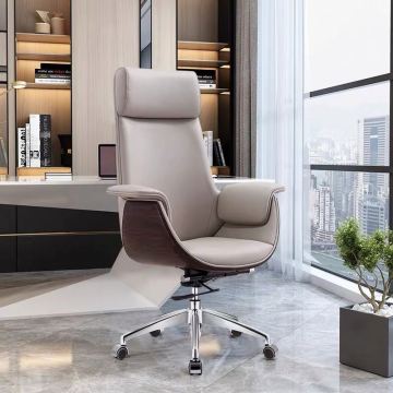 Ergonomic Executive Leather Office Chair