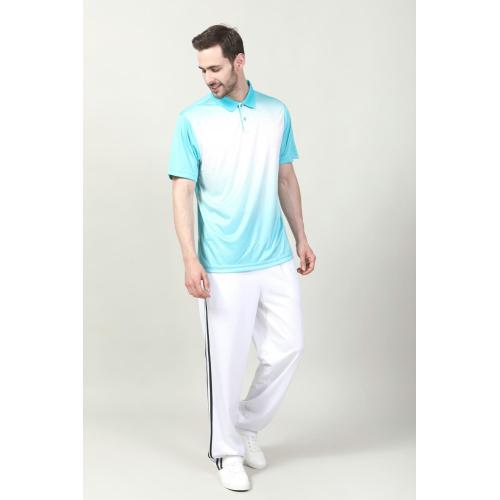 Herren Kurzarm Digital Gedruckt Golfspieler