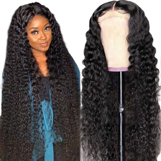 13*4 Lace Front Natural Human Virgin Hair Water Wave Wigs Full Cuticle Aligned Unprocessed Indian Virgin Hair Extensions Wigs