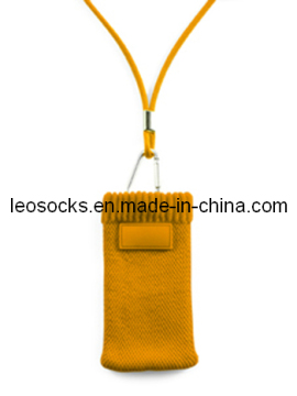 Knitted Mobile Phone Socks with Lanyard (DL-MB-20)