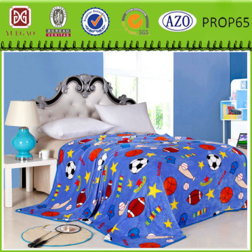 Cartoon design fleece kid bedding sets