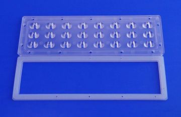 Outdoor Led Street Light Components / Module Pc Reflector Lens For Street Lighting