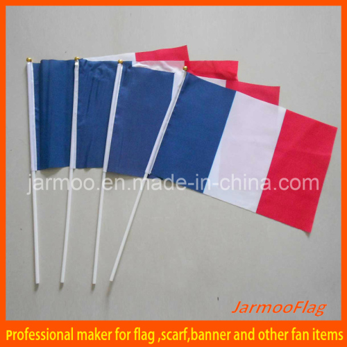 Polyester France Hand National Flag