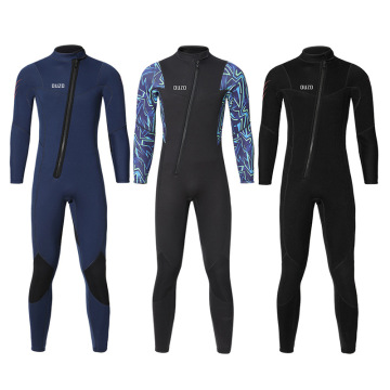3MM Thickened Men's Long-Sleeved Diving Suit for Cold and Warm Water
