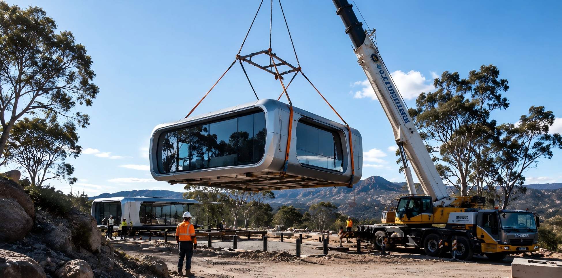 prefab-space-capsule-house-installation