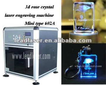 3d photo laser crystal/glass engraving machine