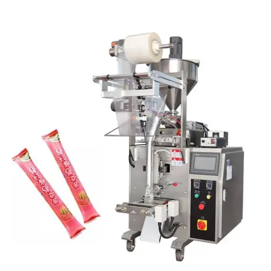 Automatic Vertical Ice Pop Pouch Filling and Packing Machine