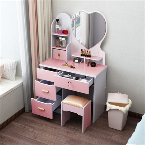 Wooden Modern Makeup Table Wooden Modern Makeup Table Set With Led Mirror Supplier