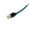 M12 Male straight to RJ45 Male cable 8pin