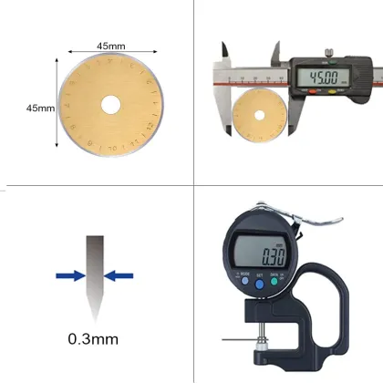 45mm Titanium Coated Rotary Cutter Blade