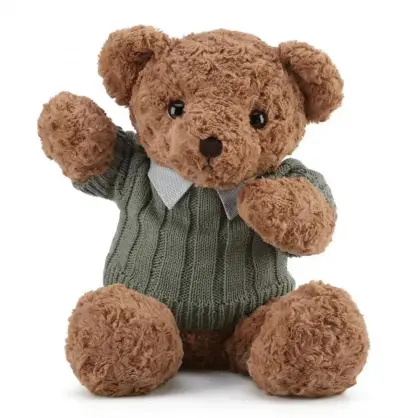 Wear sweaters teddy bear plush children's toys