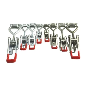 Zinc Plated Heavy Duty Adjustable Toggle Latch Clamp Lock