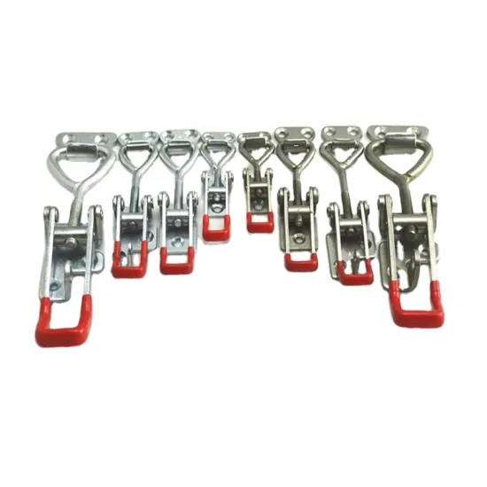 Zinc Plated Heavy Duty Adjustable Toggle Latch Clamp Lock