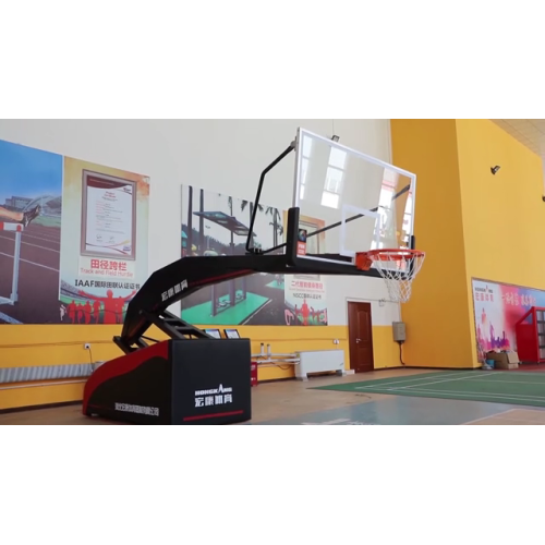 Premium Electric Controlled Folded Basketball Hoop Stand