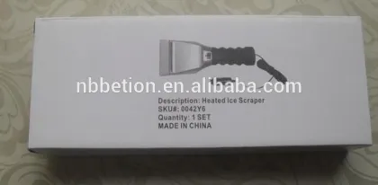 12V portable heated ice scraper electric ice scraper snow scraper