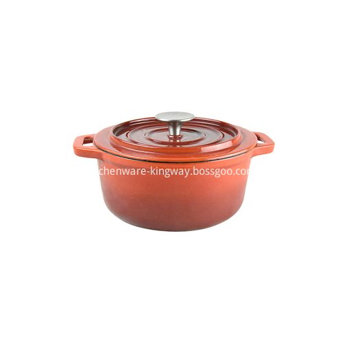 Oval Mini Cast Iron Casserole Pot