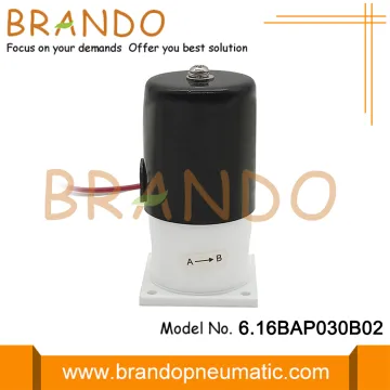 1/4'' Anti Corrosion PTFE Electric Solenoid Valve NC 24V AC