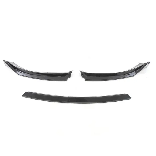 KSEEK Black Car Front Bumper Splitter Lip Spoiler Kit for VW Golf 6