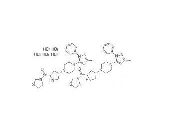 Dipeptidyl Peptidase - 4 Inhibidor Teneligliptina Hbr 2 (C22H30N6OS) .5 (HBr) 906093 - 29 - 6