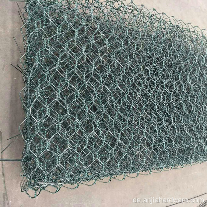 Hot Sales Green Gabion PVC beschichteter Gabionkorb