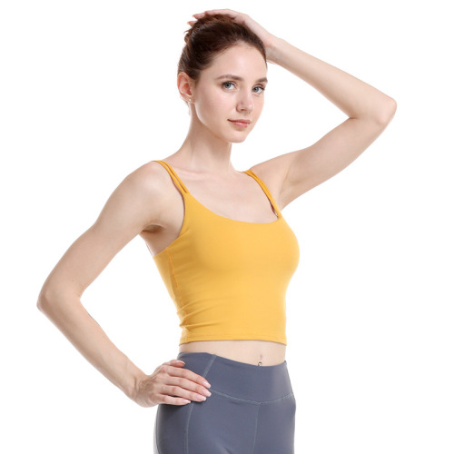 Liicht Ënnerstëtzung Yoga Sport Tops