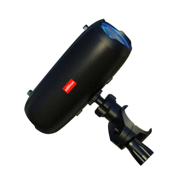 Custom Logo Outdoor Cycling Bicycle Speaker with LED Light and Super Bass Sound Bar - BT Speaker for Camping and Picnic